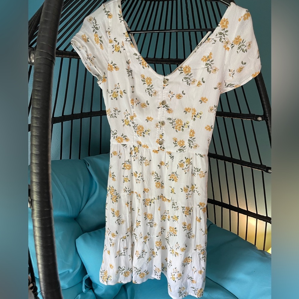 Hollister brand summer dress with flower pattern